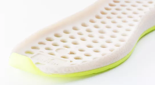 expandable microspheres in shoe sole